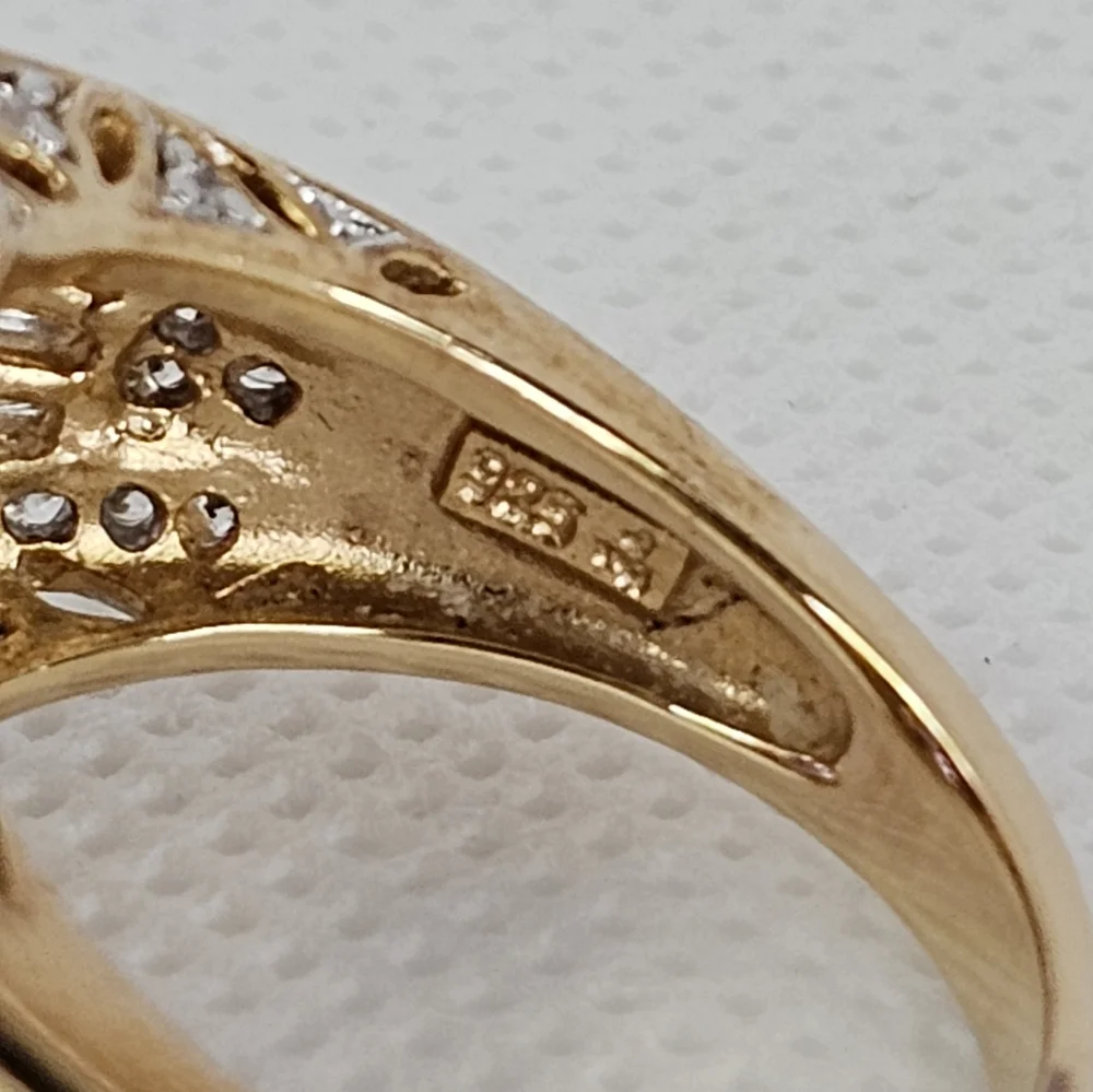 Authentic Victoria Weick Amethyst Ring 18k Vermeil Size 8! - Picture 9 of 9